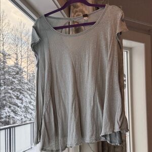 Free People Linen/Cotton Blend Top